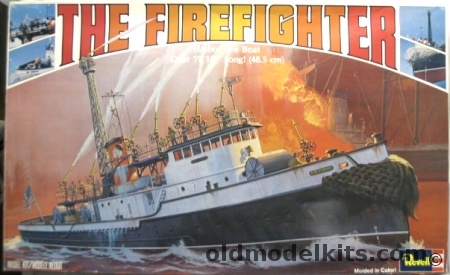 Revell 1/84 The Firefighter Harbor Fire Boat (Fire Fighter), 0389 plastic model kit